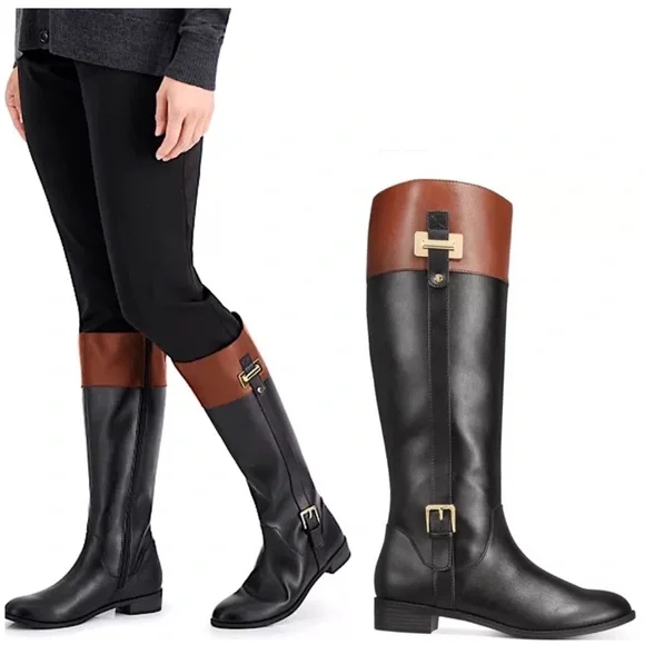 Riding Boots Tall WIDE CALF 17 inches - Picture 6 of 12